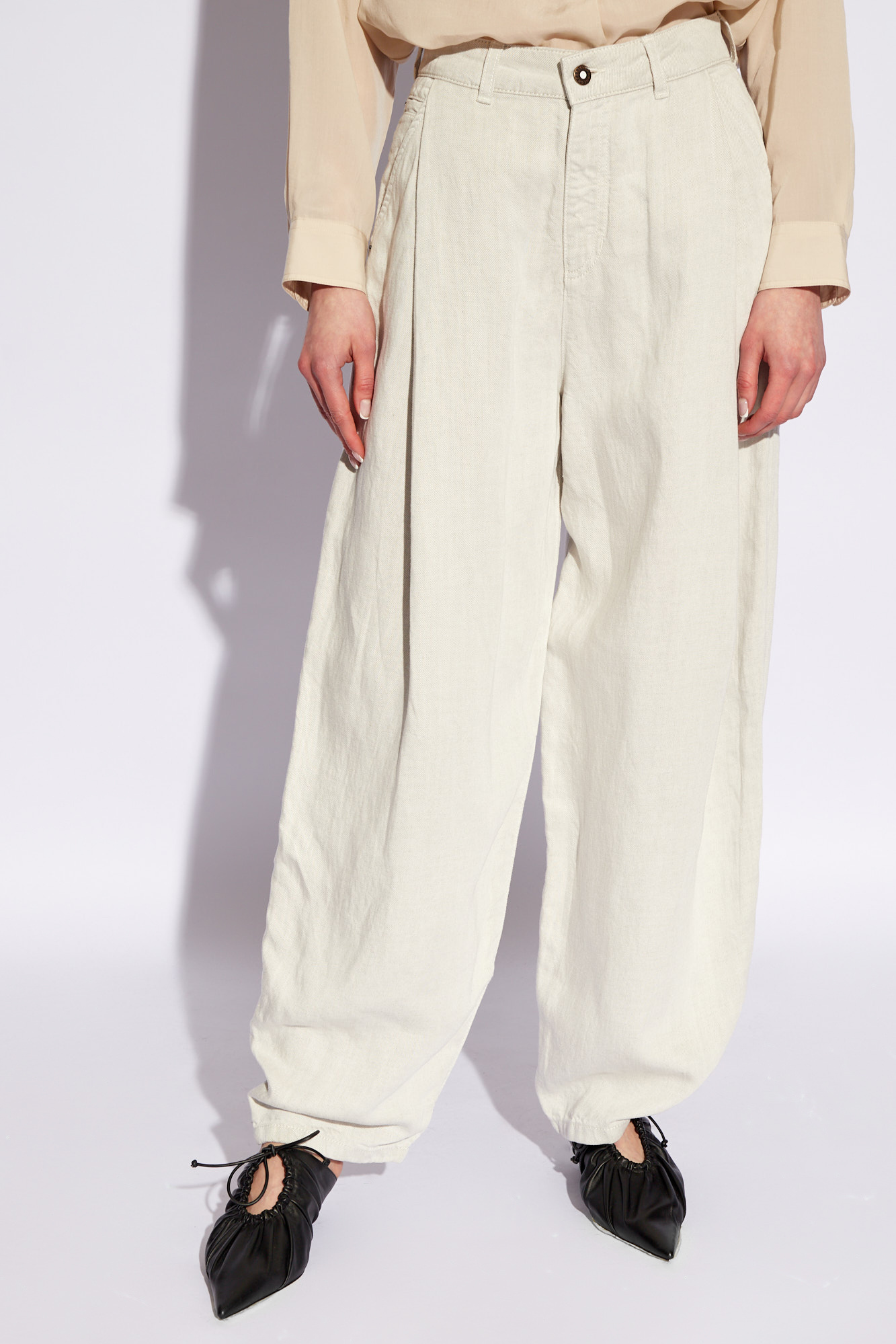 Emporio Armani Trousers with wide legs | Women's Clothing | Vitkac